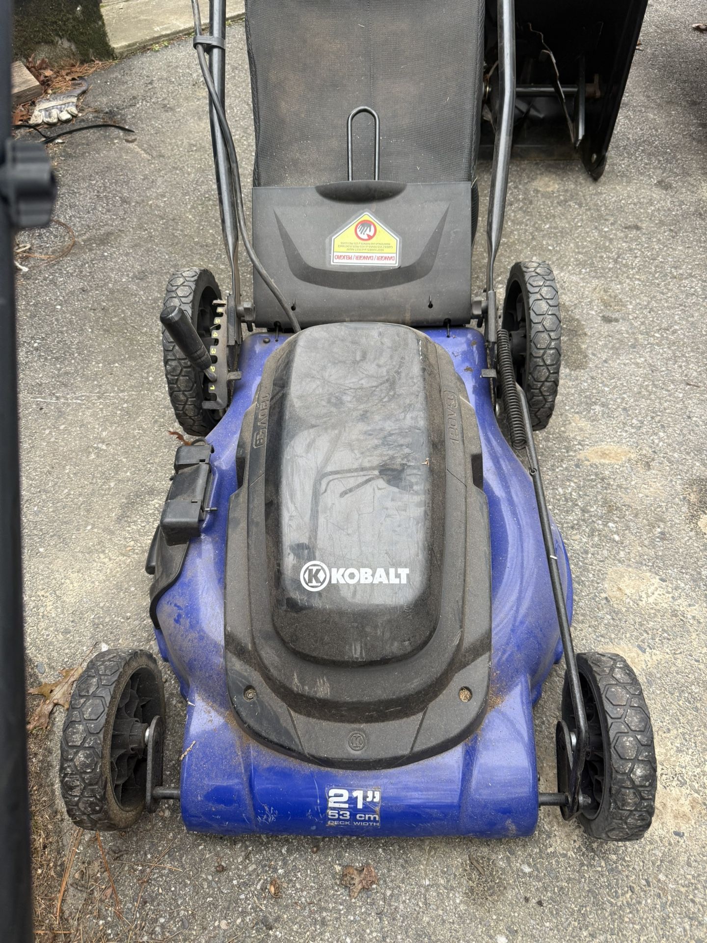 Kobalt Electric Push Mower