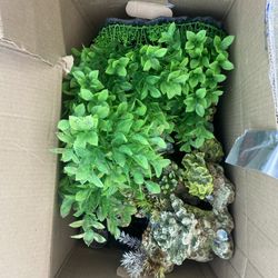 Fish Tank Aquarium Gravel & Decoration