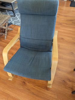 POÄNG Rocking chair, birch veneer/Skiftebo dark gray (retail price: $239)