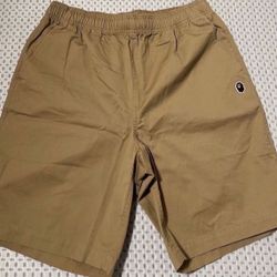 Bape Tan Chino Shorts Summer 2023