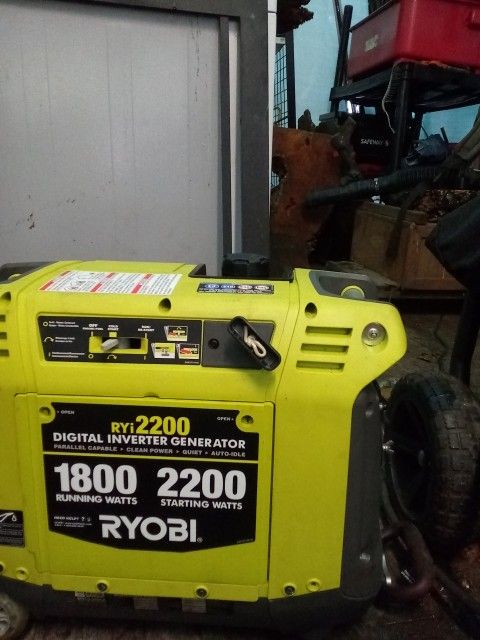 Ryobi 2200w Generator