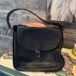 Marc Jacobs Black Leather Shoulder Bag