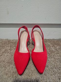 Zapatillas rojas de mujer