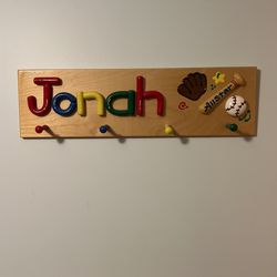Personalized Name Hat Rack