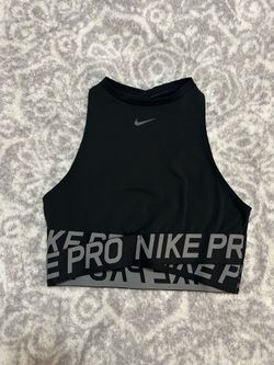 Nike Pro Halter Top black