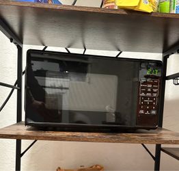 Black Compact Microwave - Like New