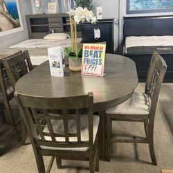 Lovely Dining Set 🩶✨ $799 Easy Purchase Options ✅
