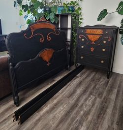 Beautiful Antique Dresser and Bed Frame