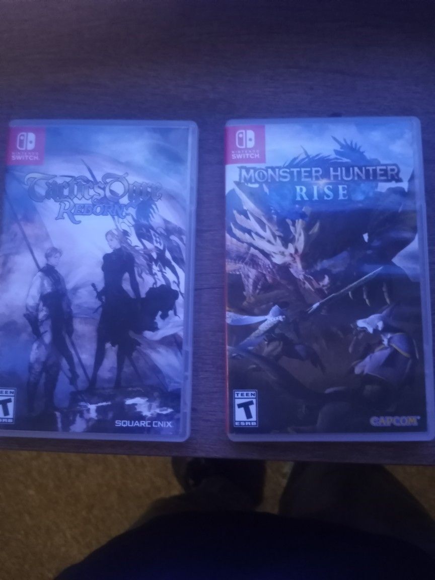 Tactics Orge & Monster Hunter Rise Nintendo Switch