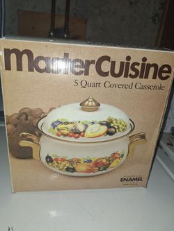 New vintage casserole dish