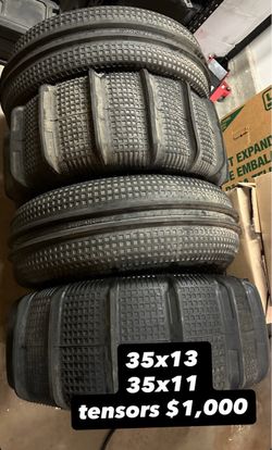 Tensors tires available 35x13 & 35x11 !!