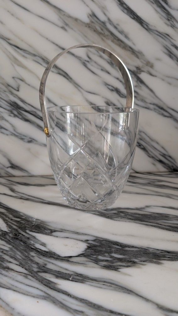 Vintage Rogaska Cut Crystal Ice Bucket Excellent Condition