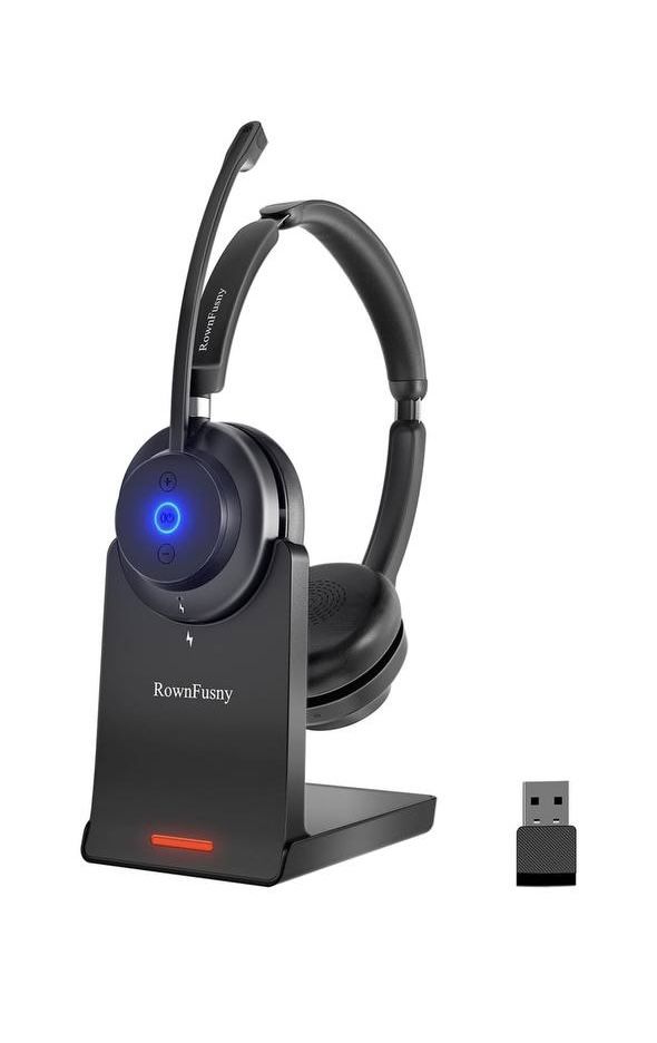 Bluetooth Wireless Headset with Mic for Work