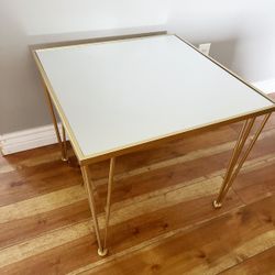 Gold mirror Side Table / Coffee Table 
