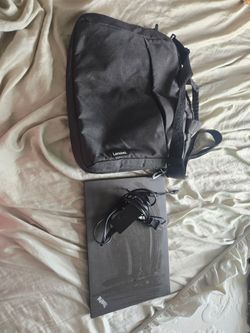 Lenovo Laptop with charger and bag