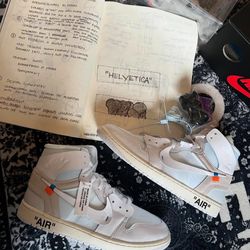 Jordan 1 Virgil Abloh Archive Alaska size 5 M