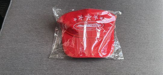 Corteiz 5 Starz Alcatraz Trucker Red