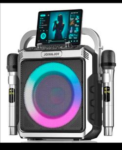 Karaoke/ PA system with 2 wireless microphones