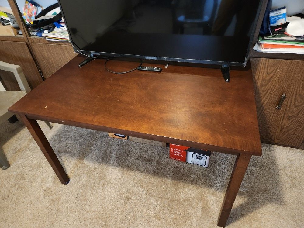 Computer Desk 55" Study Writing Table for Home Office, Modern Simple Style PC Desk