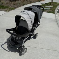 Foldable Dual Stroller by DuoGlider
