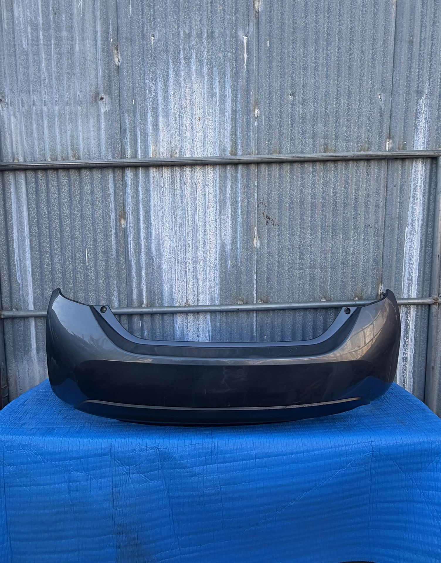 2014 2015 2016 2017 2018 2019 Toyota Corolla Rear Bumper Gray OEM (ORIGINAL)