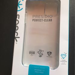 Speck Presidio Perfect-Clear Series Case for Apple iPhone 11 Pro - Clear