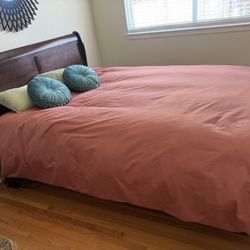 Queen Set Bed With Header And Base