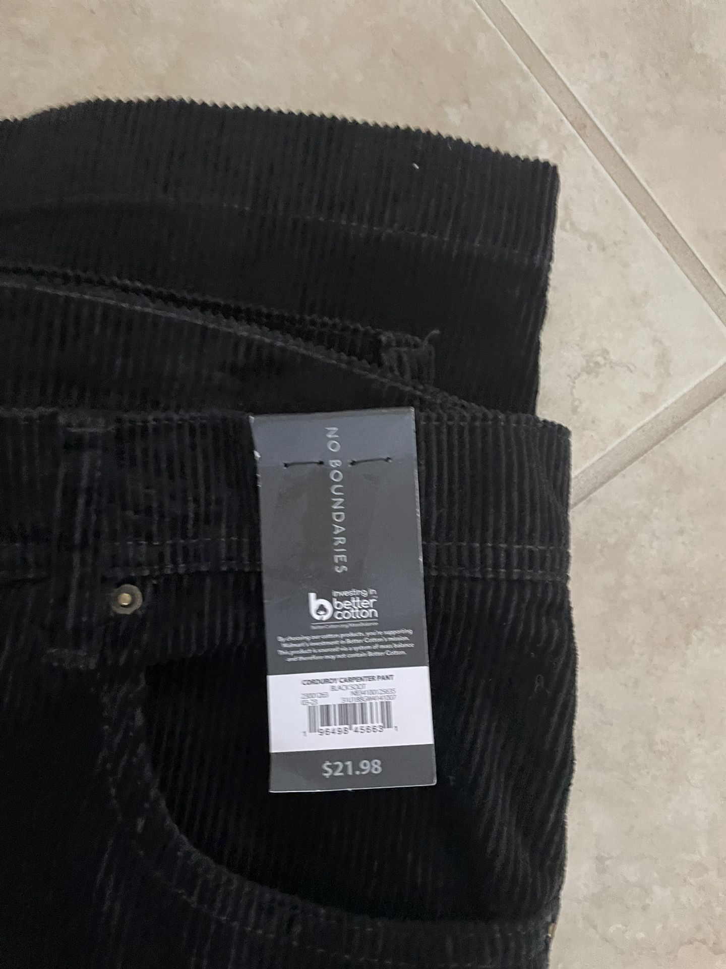 Black Corduroy Carpenter Pants for Sale in Bradenton, FL - OfferUp