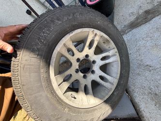 Toyota rim and tire