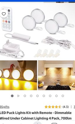 LED puck lights
