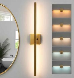 Aplique de pared dorado de lujo #9530