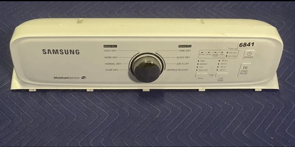 Samsung Dryer Control Panel w Control Boards P#DC63-01459A,DC92-01736A