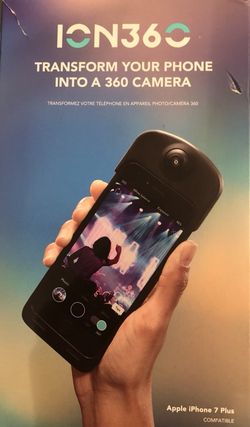 ION 360 Camera and Battery Charging Case for your iPhone 6/7/8 Plus
