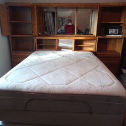 Bedframe And Mattress (Queen) W/ Electric Box Spring Adjustable Vibrates