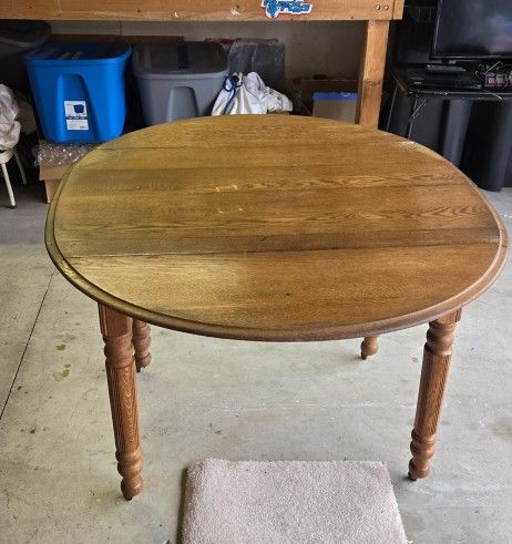 Solid Oak Antique Table