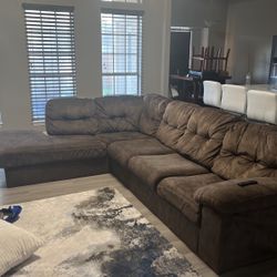 Brown Sectional For Sale
