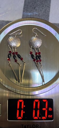 Silver Earrring Dream Catchers 