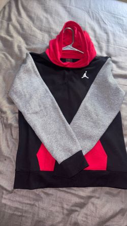 Black/Red/Grey Jordan Hoodie Size XL/13-15 Kids