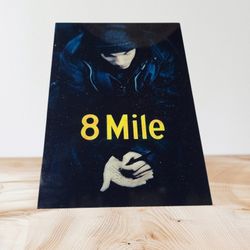 Eminem 8 Mile Movie Poster On 4" x 6" Metal Print 