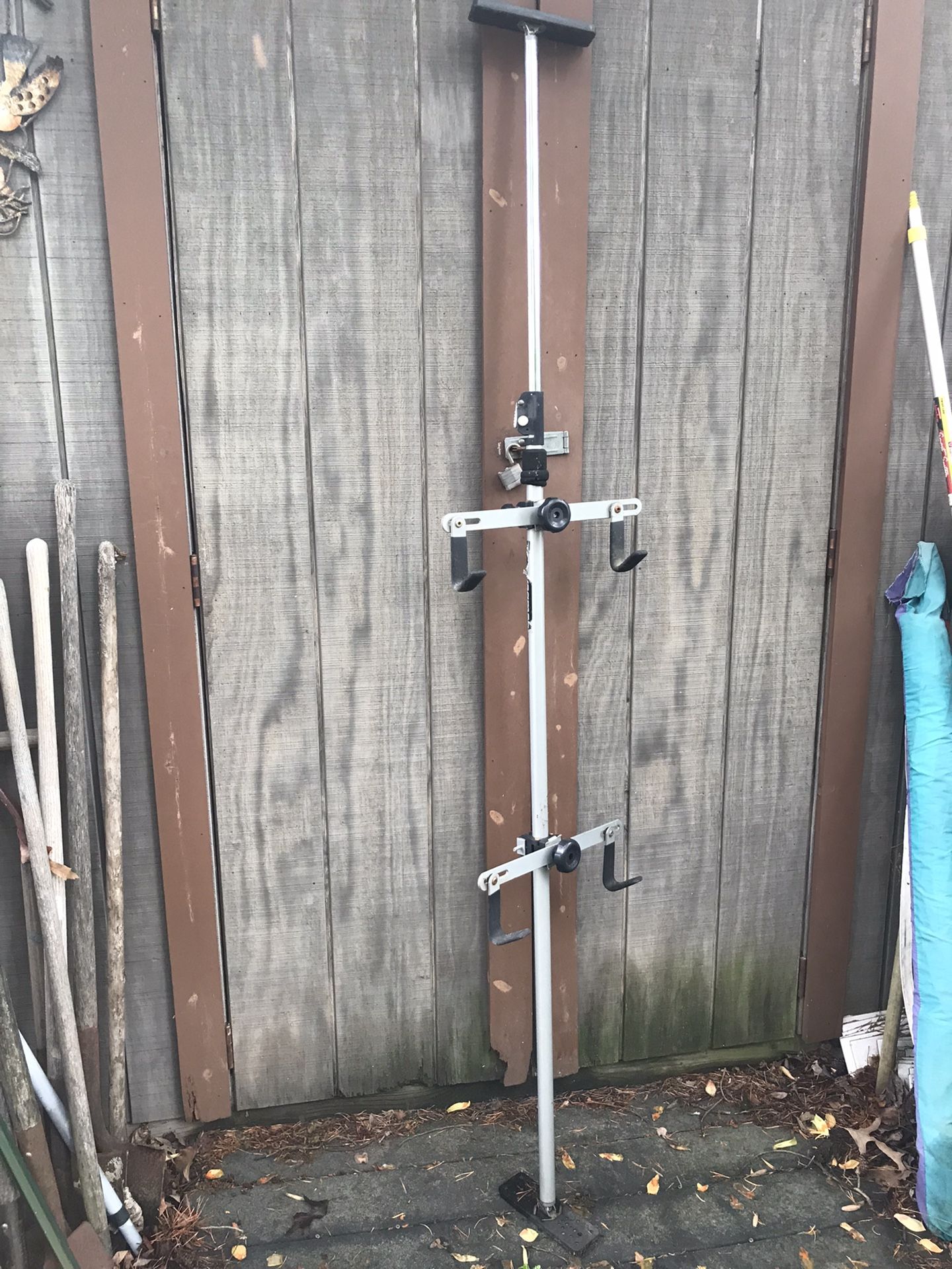 Like New Adjustable Two Bicycle Hanger Pole Only $45 Firm See All Pictures