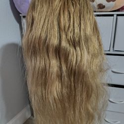 Honey Blonde 13x6 Human Hair Wig  24 Inch