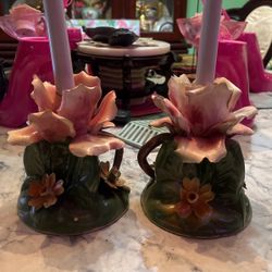 Capodimonte Candle Holders