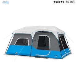 CORE 9 Person Lighted AUTOMATIC TENT         NEW IN BOX
