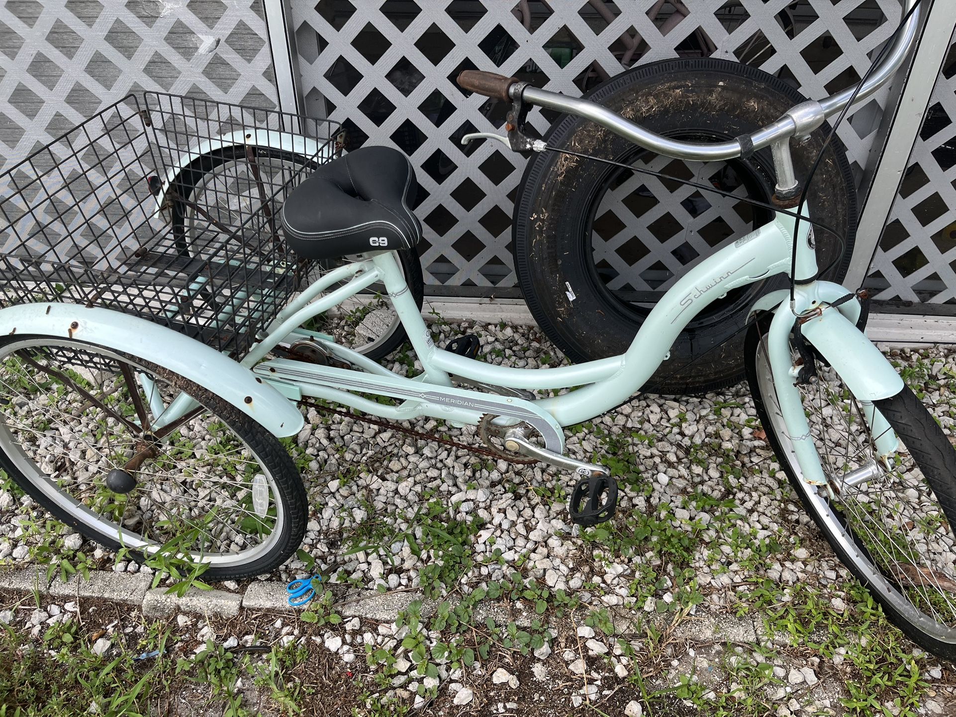 Tricycle, Cyan Blue 