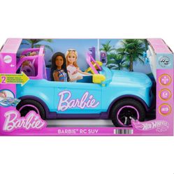 Barbie Hot Wheels RC SUV & Stickers 