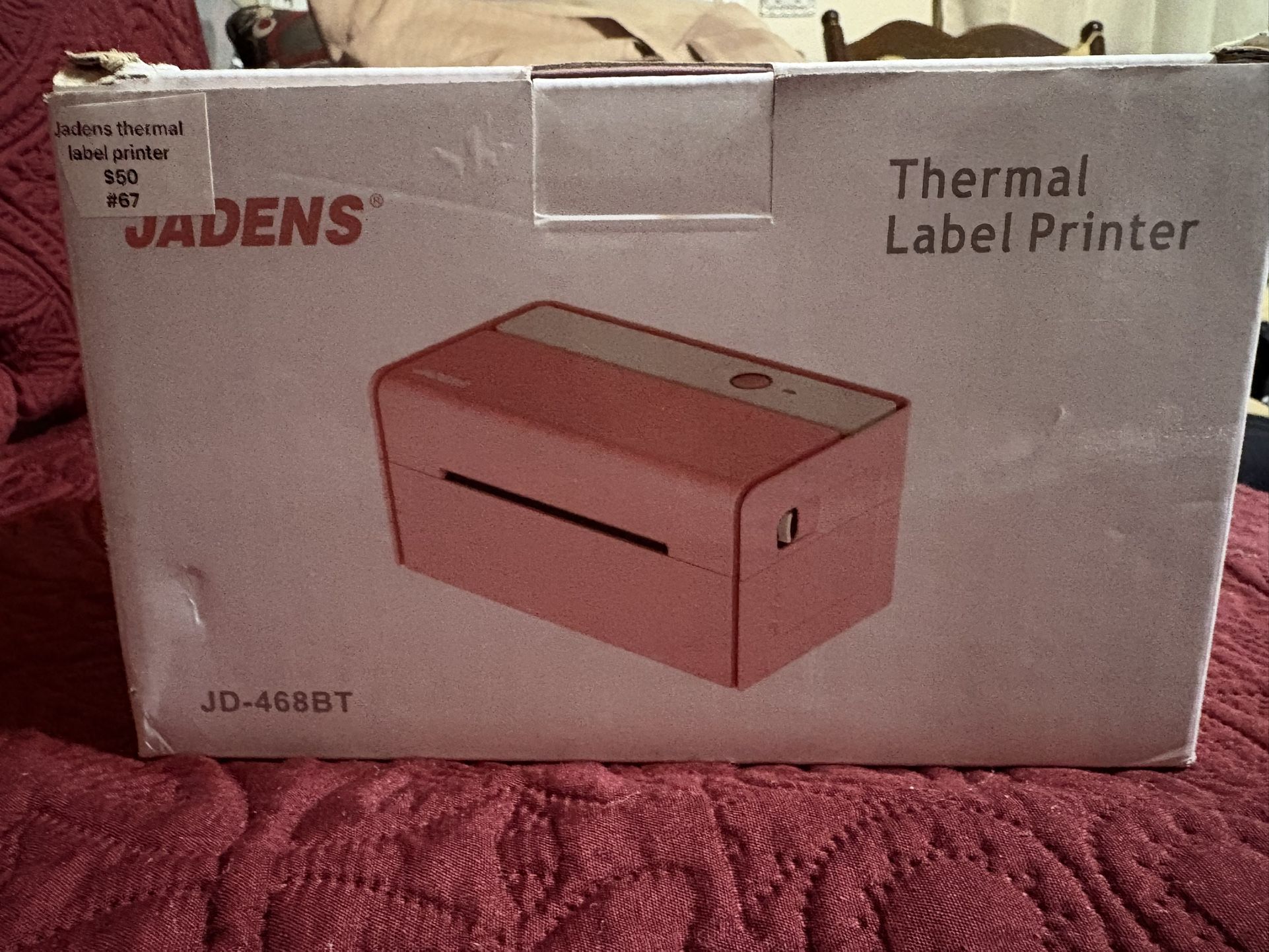 Jaden’s thermal label printer