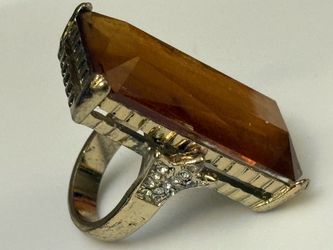 Ring with Brown Gemstone