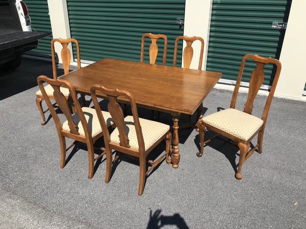 Ethan Allen Dining Table And 6 Chairs For In Holly Springs Nc Ethan Allen Dining Table And 6 Chairs