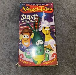 VeggieTales Sumo of the Opera VHS Video Green Tape Big Idea 2004 Christian Video