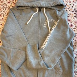 Abercrombie Grey Zip Sweatshirt 